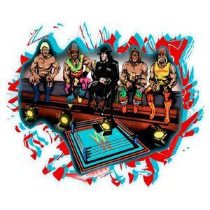 WRESTLERS PARODY OF FAMOUS PHOTO LUNCH BREAK SHIRT